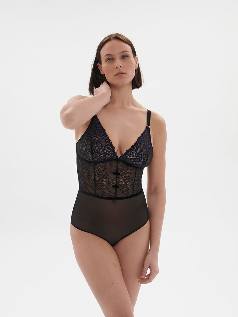 Scenario Bodysuit Black Simone Perele