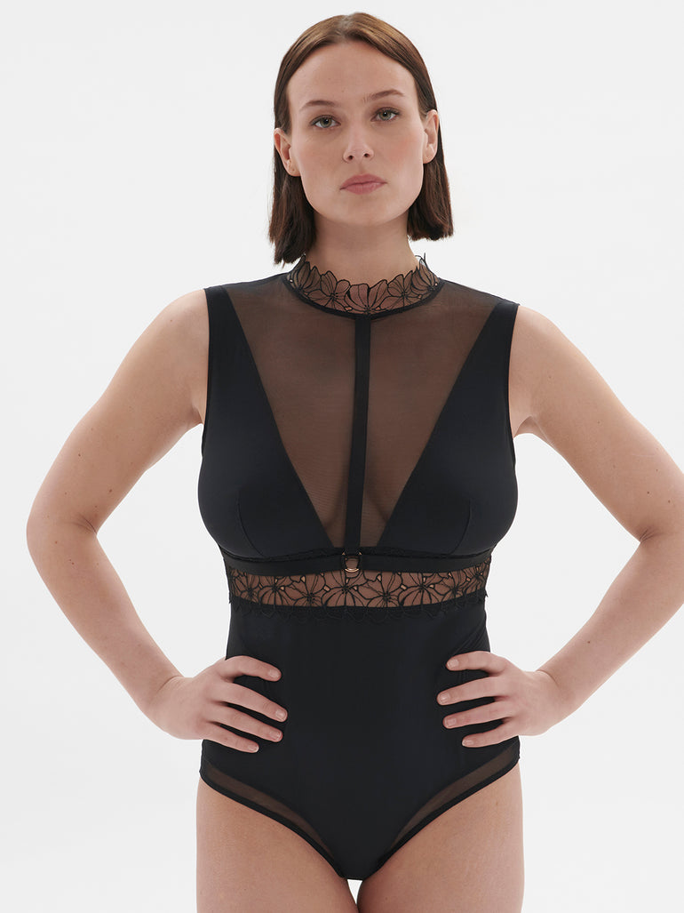 Jeanne Bodysuit Black Simone Perele