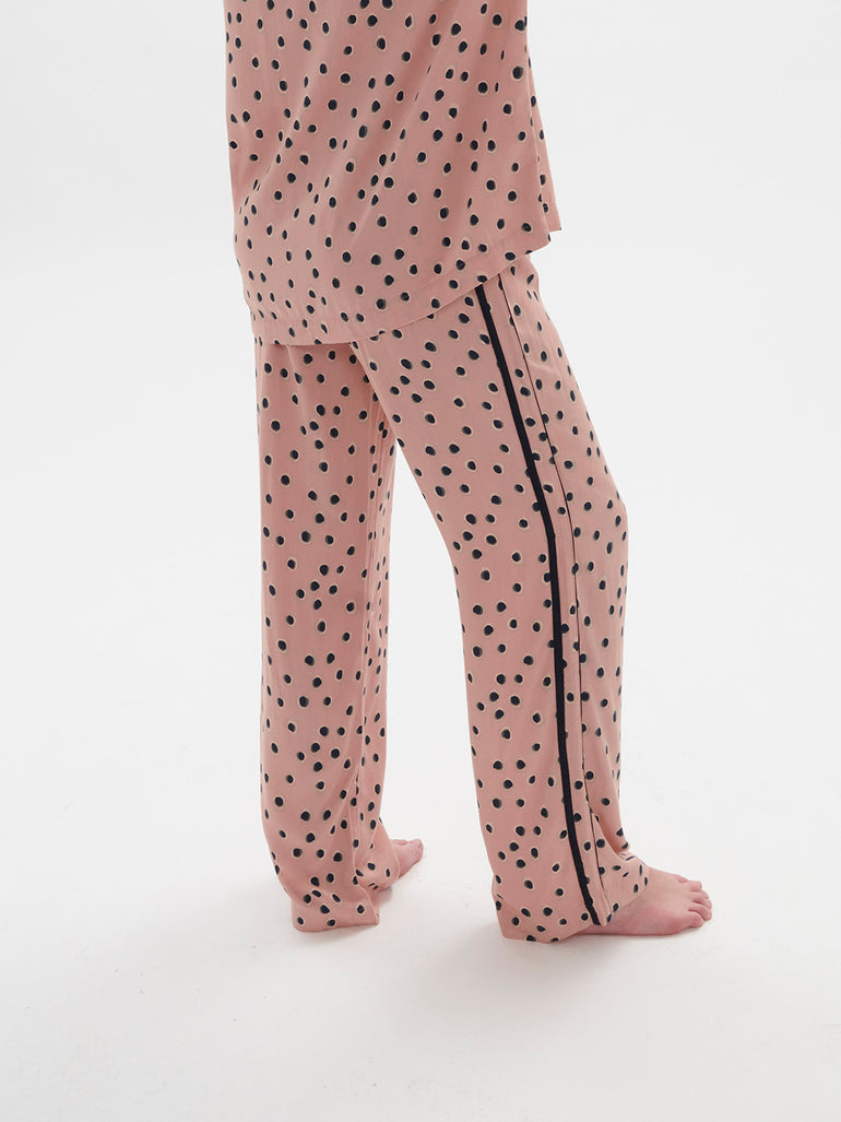 Shadow Night Pant Incense Pink Print Simone Perele