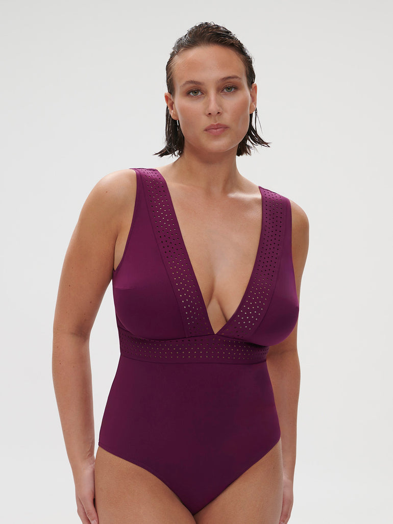 Hoya Wireless One Piece Swim Blackberry Simone Perele