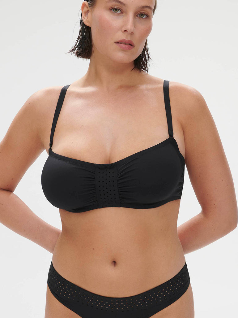 Hoya Underwire Bandeau Swim Black Simone Perele