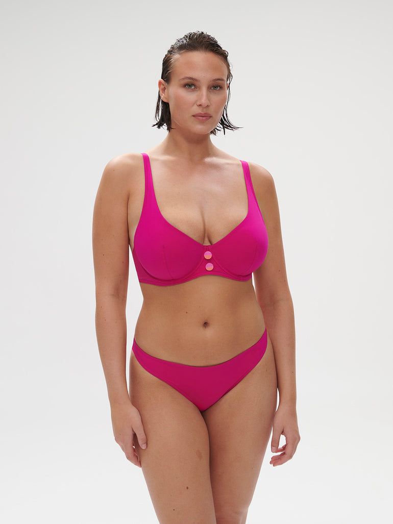 Alati Bikini Swim Hibiscus Pink Simone Perele