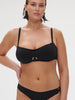 Palmeraie Underwire Bandeau Swim Black Simone Perele