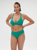 Palmeraie Underwire Plunge Swim Waterfall Green Simone Perele