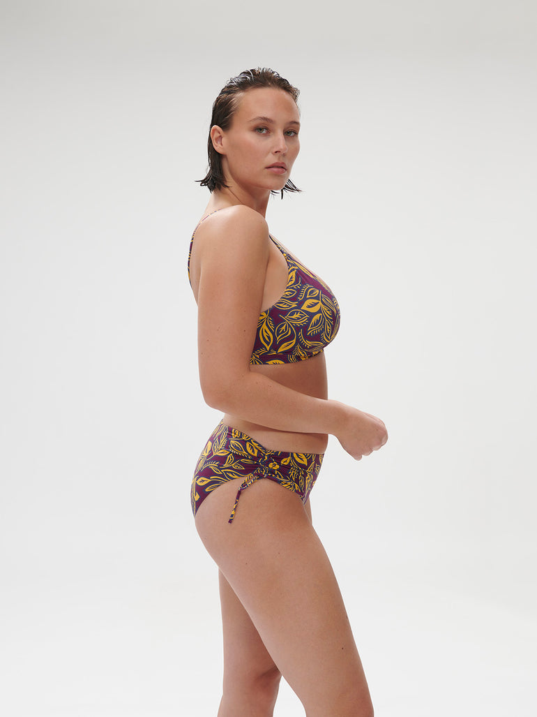 Melia Underwire Triangle Swim Agadir Purple Simone Perele