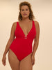 Magnetic Wireless Padded One-Piece - Scarlet