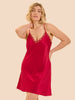 Love Me Silk Nightdress - Opera Red