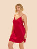 Love Me Silk Nightdress - Opera Red