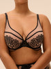 Simone Perele Romance Full Coverage Plunge Bra Black