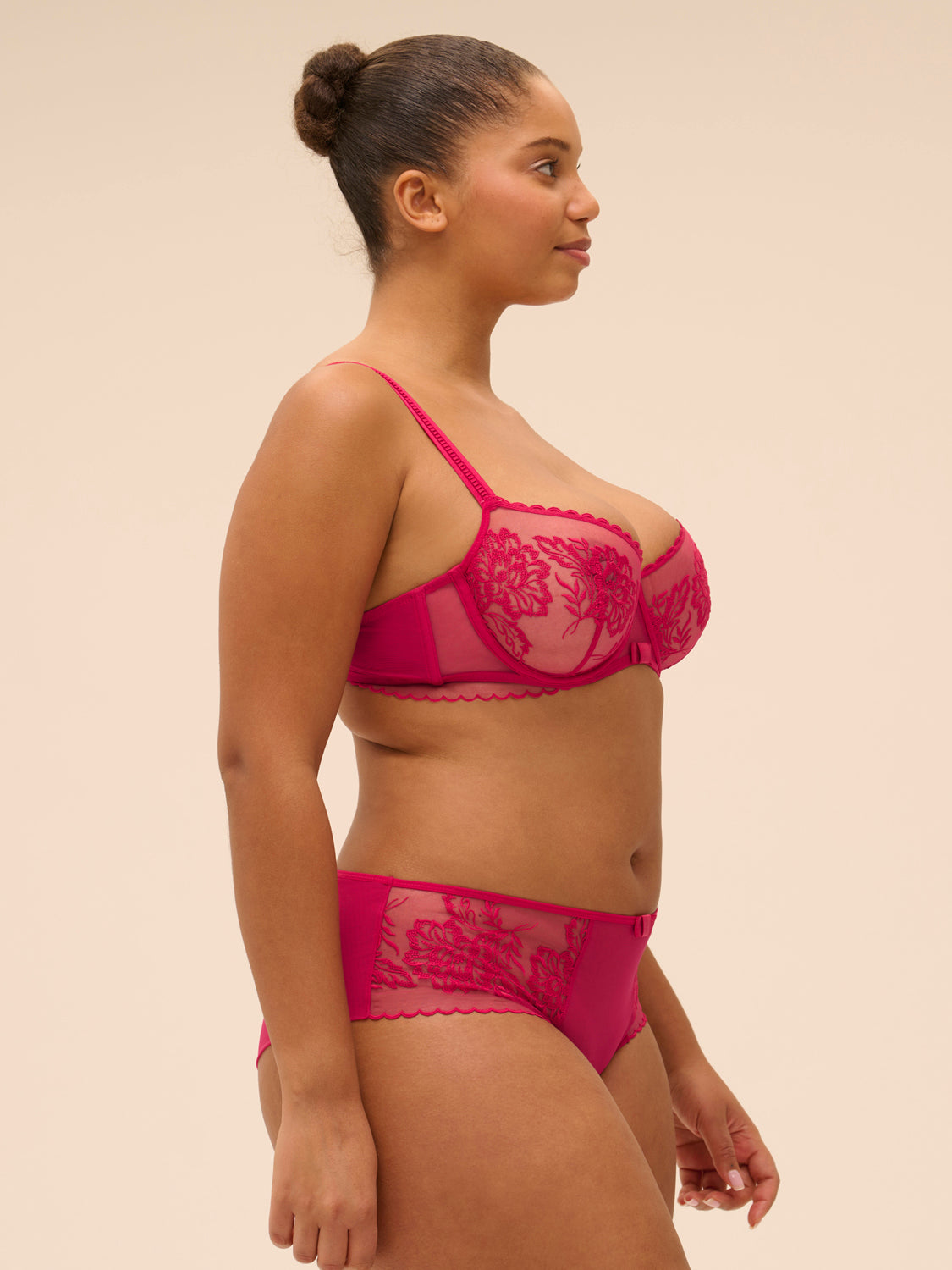 Romance Boyshort - Cranberry – Simone Pérèle
