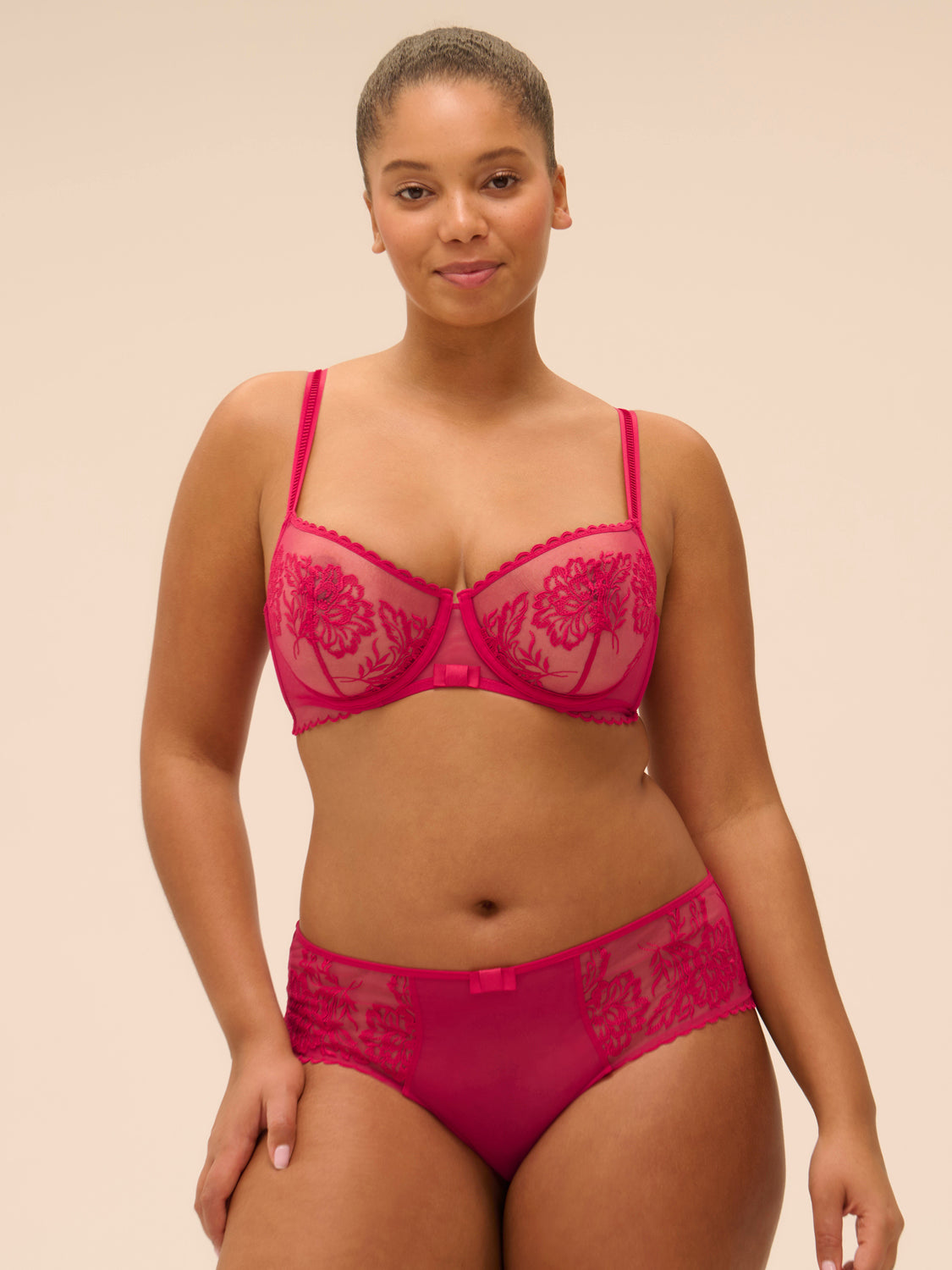 Romance Boyshort - Cranberry – Simone Pérèle