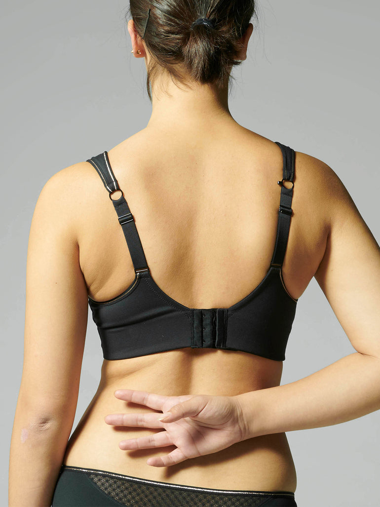 C.J.S. Racerback Sports Bras for Women Padded High Impact Support