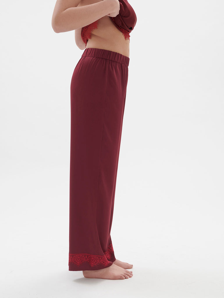 Satin Secrets Pant Spinel Red Simone Perele