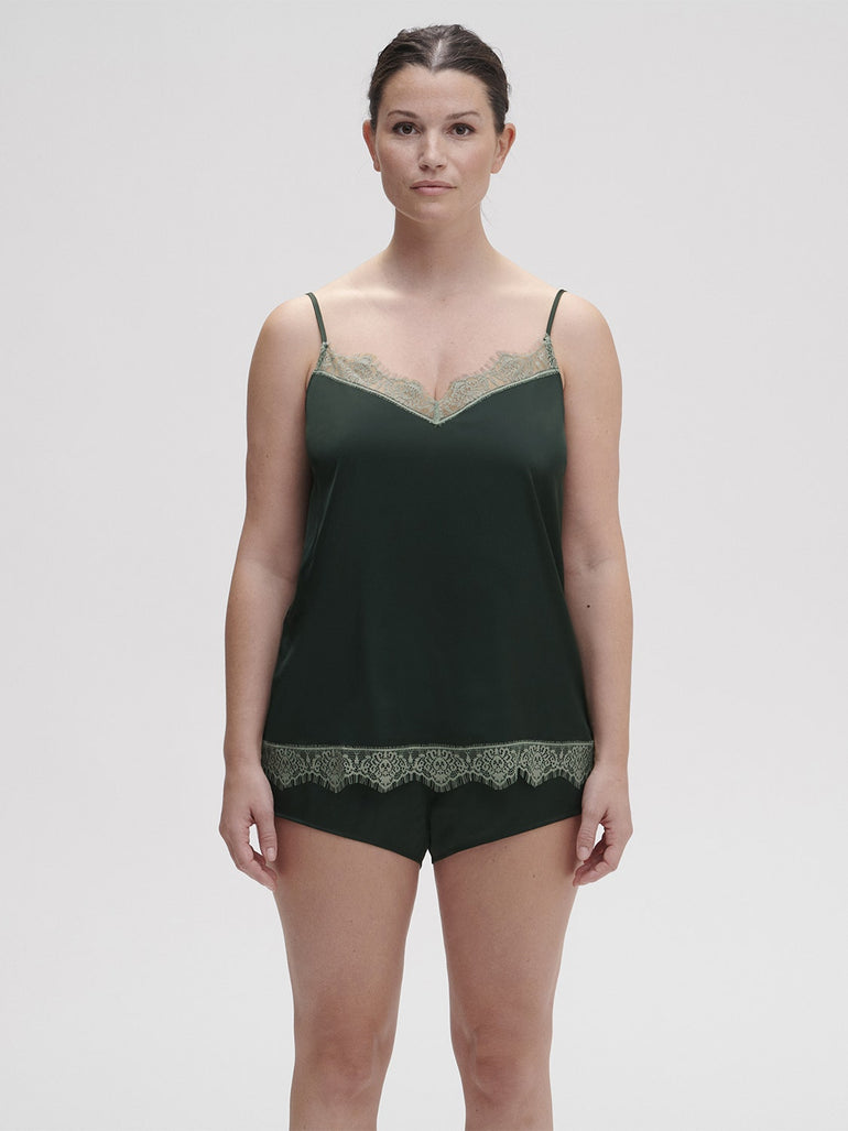 Satin Secrets Top Kolsaï Green Simone Perele