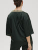 Satin Secrets Short Sleeve Top Kolsaï Green Simone Perele