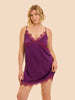 Satin Secrets Nightdress - Blackberry