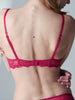 Reve Sheer Demi Bra Cranberry Simone Perele