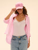 Embroidered Cap - Perfect Pink