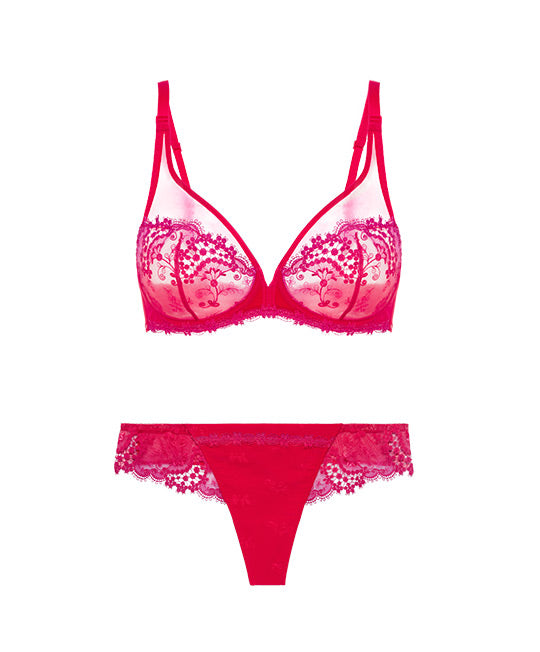 Simone Perele Victoire Intimo Donna - Tanga Trasparente In Microfibra
