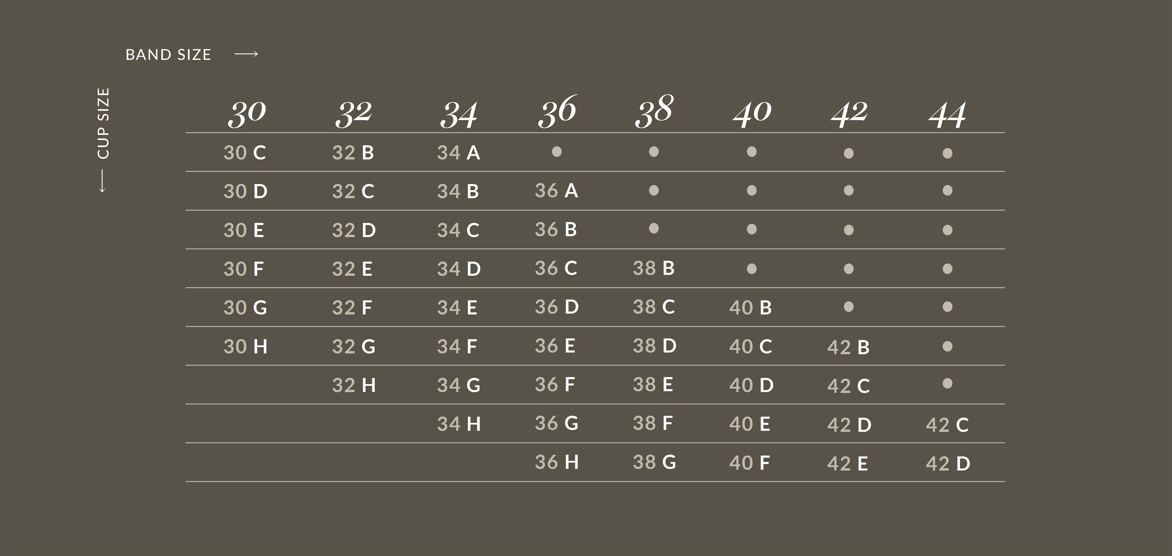 Simone P r le Size Guide