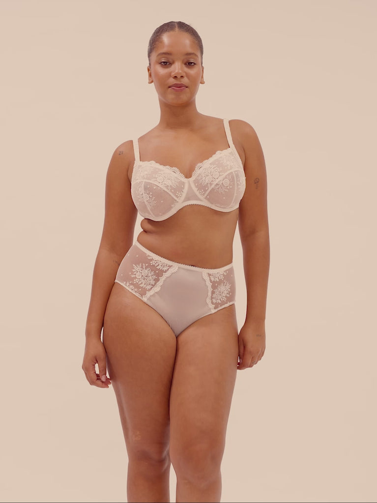 Intrigue Full Cup Bra Sakura Pink Simone Perele