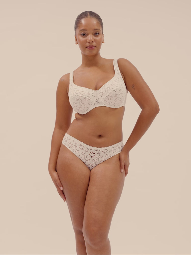 Oisive Scoop Full Cup Bra Ivory Simone Perele