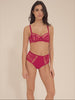 Romance Sheer Demi - Cranberry