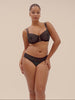 Symphonie Sheer Demi Bra Black Simone Perele