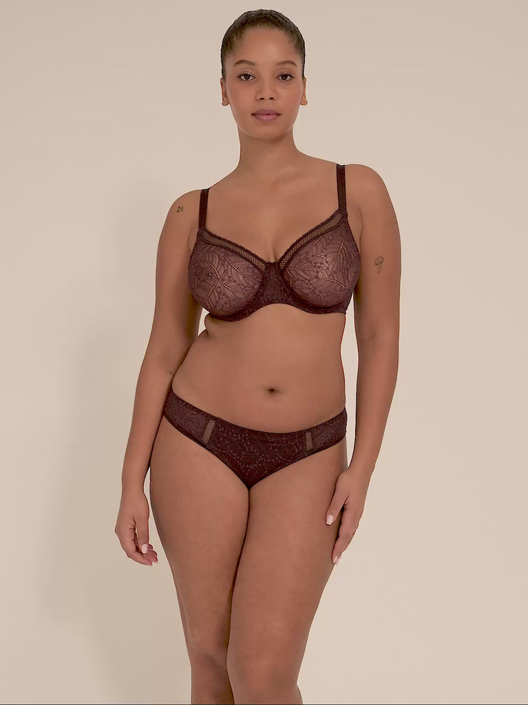 Simone Perele Comete Molded Full Cup Bra Dark Brown
